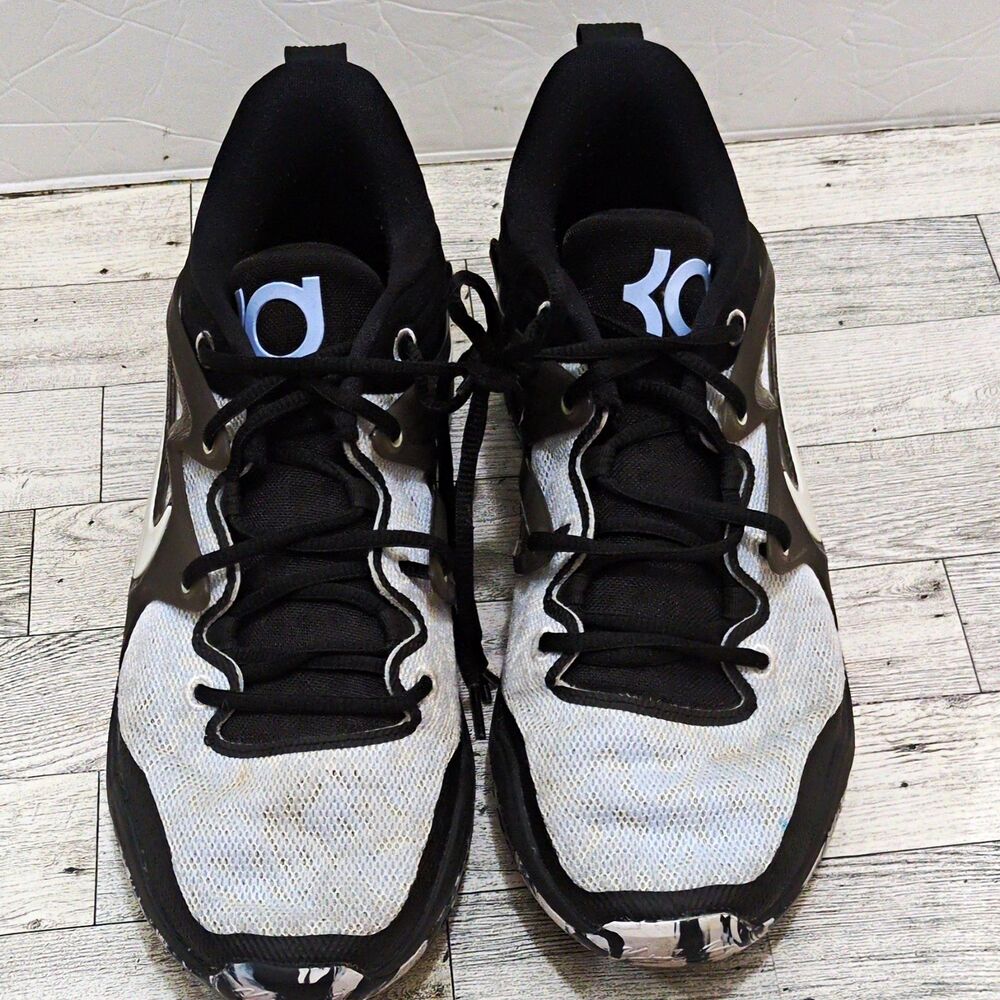Nike KD 15 Refuge Men’s Low Top Sneakers Black/White DC1975-101 Size 11